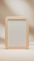 AI digital photo frame in peach cream limited edition